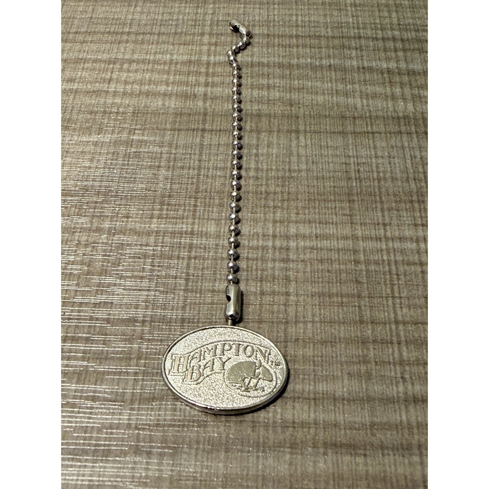 Hampton Bay Fan/Light Pull Chain Metal Replacement Silver Tone
